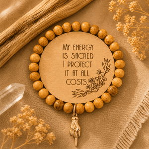 Sacred Energy Palo Santo Wristlet