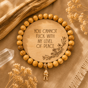 Peace Palo Santo Wristlet