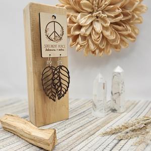 Rooted Leaf Earrings